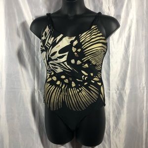 Fantasizer Gold Animal Print One Piece Swimsuit